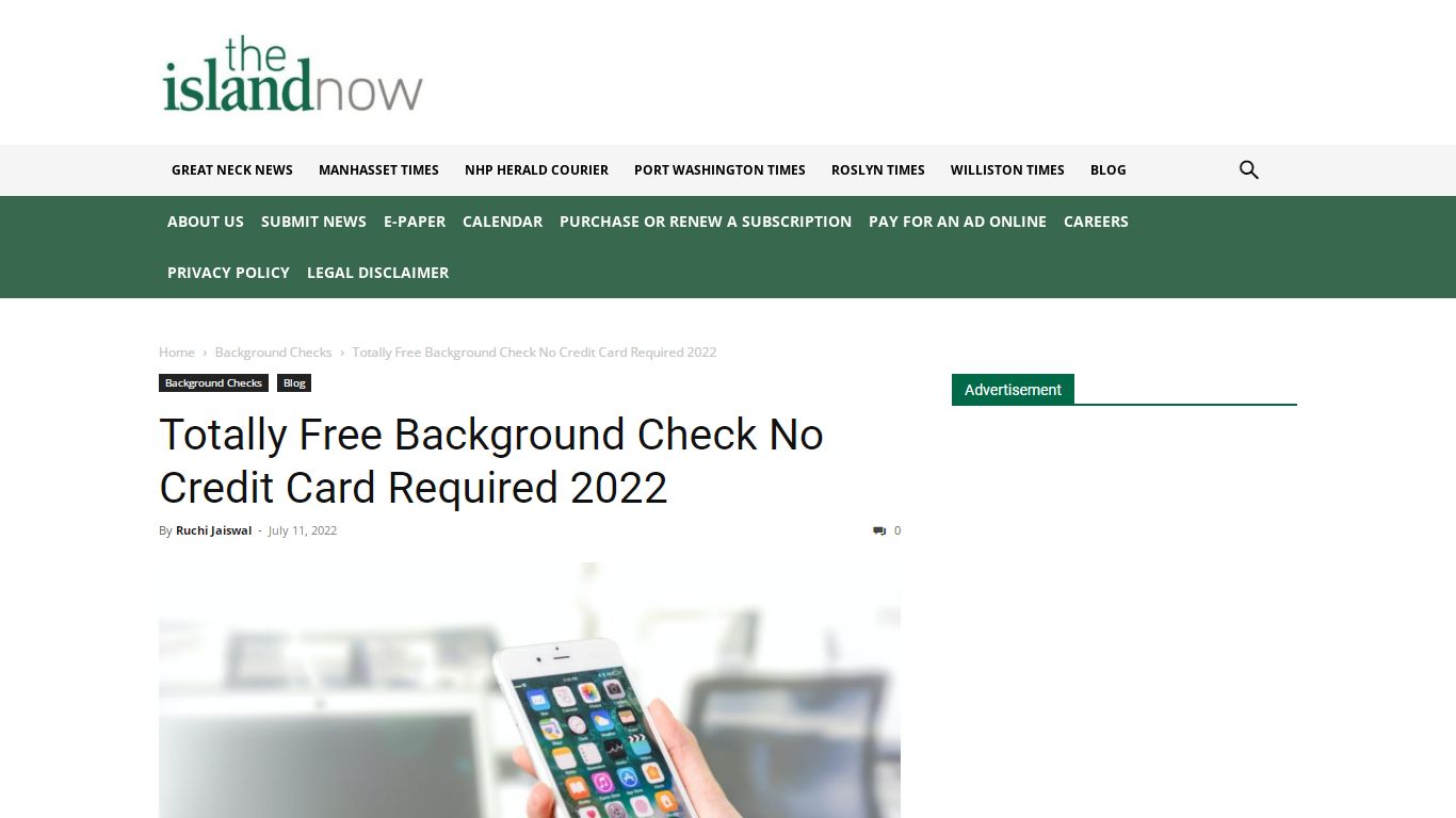 Totally Free Background Check No Credit Card Required 2022 - The Island Now